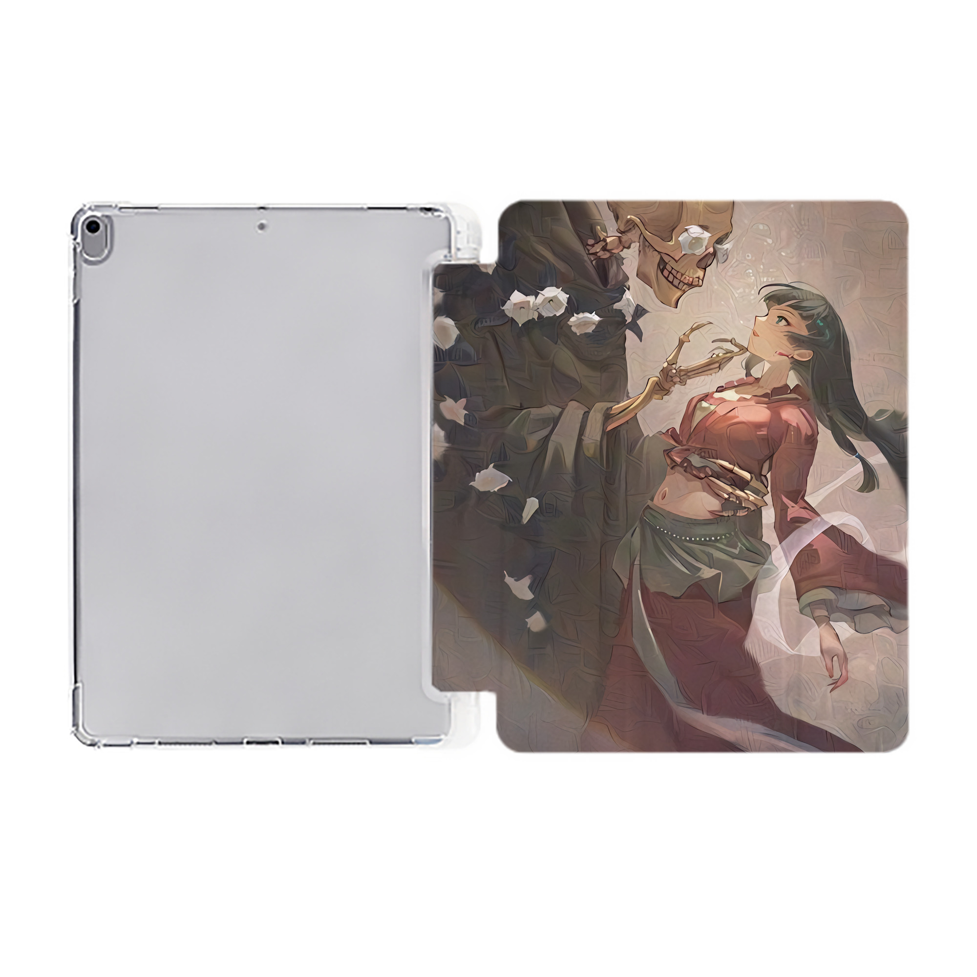 （画像用） 薬屋のひとりごと The Apothecary Diaries IPad ケース ペン収納付き 三つ折りスタンド PUレザー×シリコン 対応機種9.5/10.5/10.9インチ